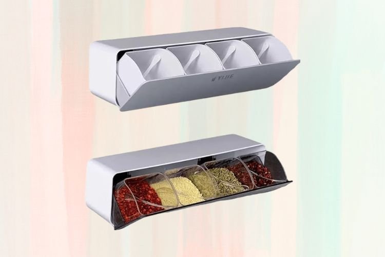 Wall mounted seasoning box