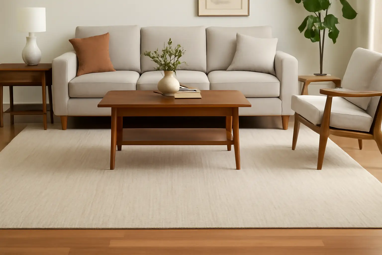what size rug for living room
